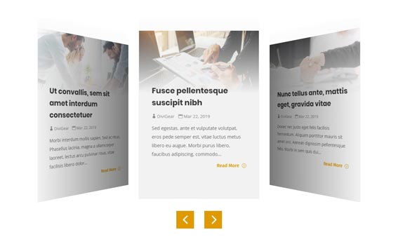 divi post slider 3D effect divi post slider