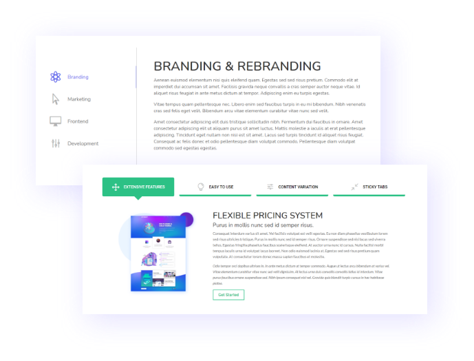 Divi Vertical Tabs & Horizontal Tabs Divi Vertical Tabs & Horizontal Tabs