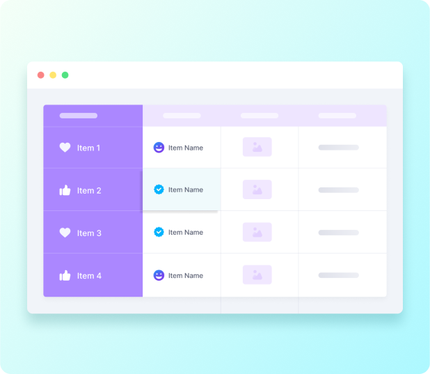 Table-Customization Divi Table Customization